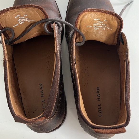 Men’s Brown Leather Coke Haan Boots - Picture 5 of 6